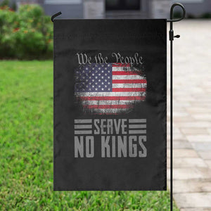 We The People Serve No Kings Garden Flag Patriotic Eagle American Flag TS02 Print Your Wear