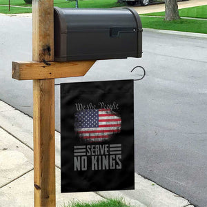 We The People Serve No Kings Garden Flag Patriotic Eagle American Flag TS02 Print Your Wear