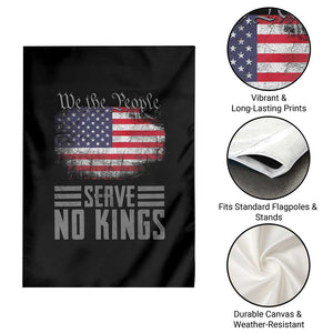 We The People Serve No Kings Garden Flag Patriotic Eagle American Flag TS02 Print Your Wear