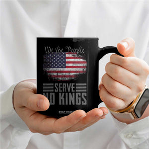 We The People Serve No Kings Coffee Mug Patriotic Eagle American Flag TS02 Print Your Wear