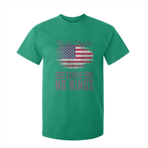 We The People Serve No Kings T Shirt For Kid Patriotic Eagle American Flag TS02 Irish Green Print Your Wear