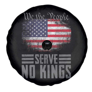 We The People Serve No Kings Spare Tire Cover Patriotic Eagle American Flag TS02 Print Your Wear