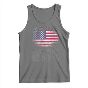 We The People Serve No Kings Tank Top Patriotic Eagle American Flag TS02 Black Heather Print Your Wear