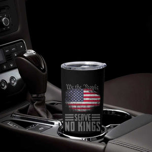 We The People Serve No Kings Tumbler Cup Patriotic Eagle American Flag TS02 Print Your Wear