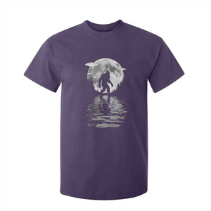 Bigfoot T Shirt For Kid Sasquatch Under The Moon Cryptid TS02 Purple Print Your Wear