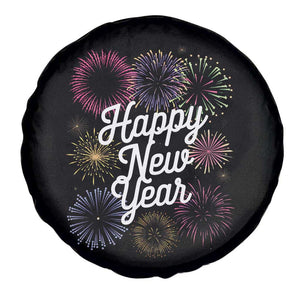 Happy New Year 2025 Spare Tire Cover Fireworks Party Supplies Family Matching TS02 Print Your Wear