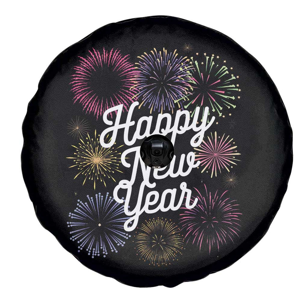 Happy New Year 2025 Spare Tire Cover Fireworks Party Supplies Family Matching TS02 Print Your Wear