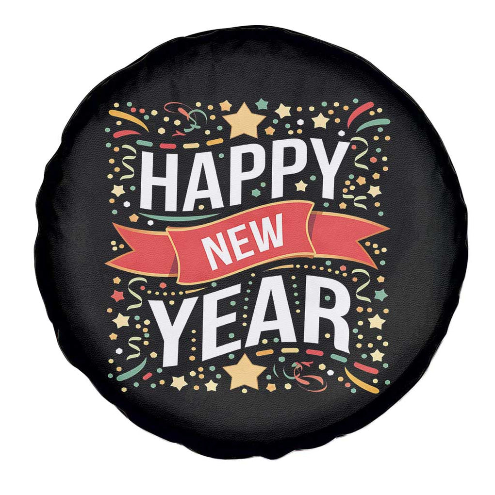 Happy New Year 2025 Spare Tire Cover Confetti Fireworks Party Supplies Family Matching TS02 Print Your Wear