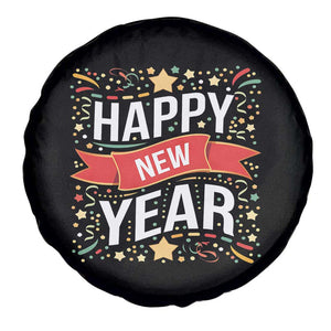 Happy New Year 2025 Spare Tire Cover Confetti Fireworks Party Supplies Family Matching TS02 Print Your Wear