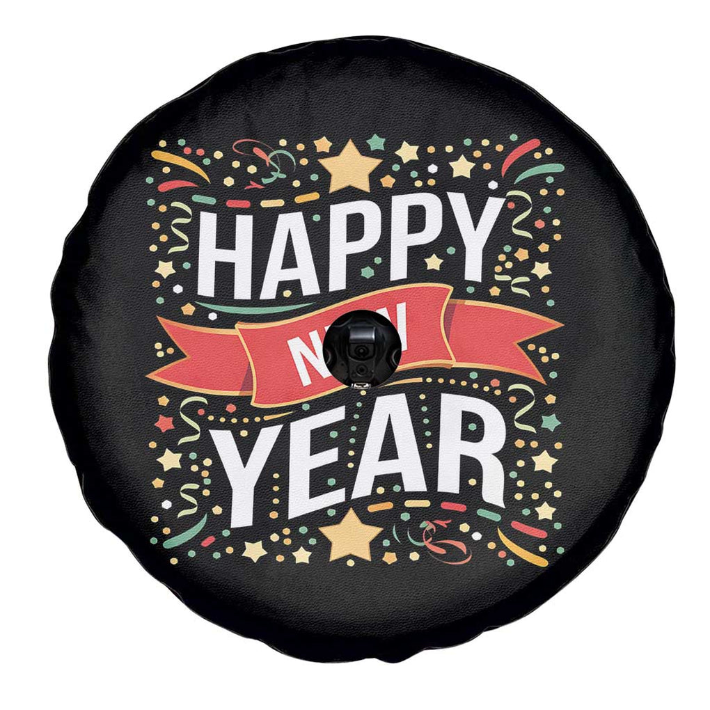 Happy New Year 2025 Spare Tire Cover Confetti Fireworks Party Supplies Family Matching TS02 Print Your Wear