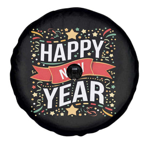 Happy New Year 2025 Spare Tire Cover Confetti Fireworks Party Supplies Family Matching TS02 Print Your Wear