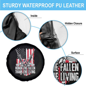 American Veteran Spare Tire Cover Honor The Fallen Thank The Living Memorial Day Veterans Day TS02 Print Your Wear