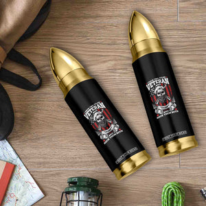 American Veteran Bullet Tumbler I Have Two Titles Veteran And Grumpy Funny US Veterans Pride TS02 Print Your Wear