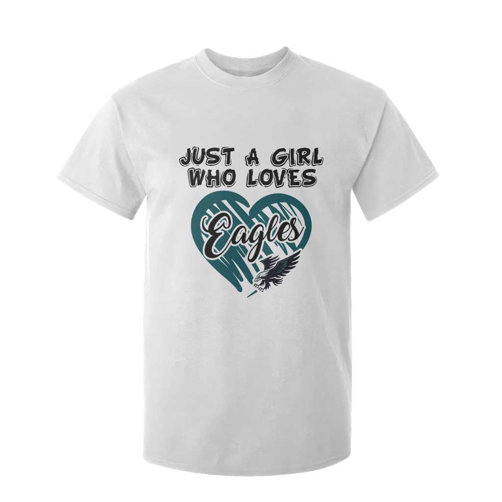 A Girl Who Loves Eagle T Shirt For Kid TS02 White Print Your Wear