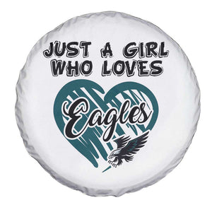 A Girl Who Loves Eagle Spare Tire Cover TS02 Print Your Wear