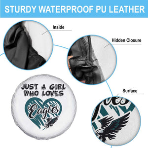 A Girl Who Loves Eagle Spare Tire Cover TS02 Print Your Wear