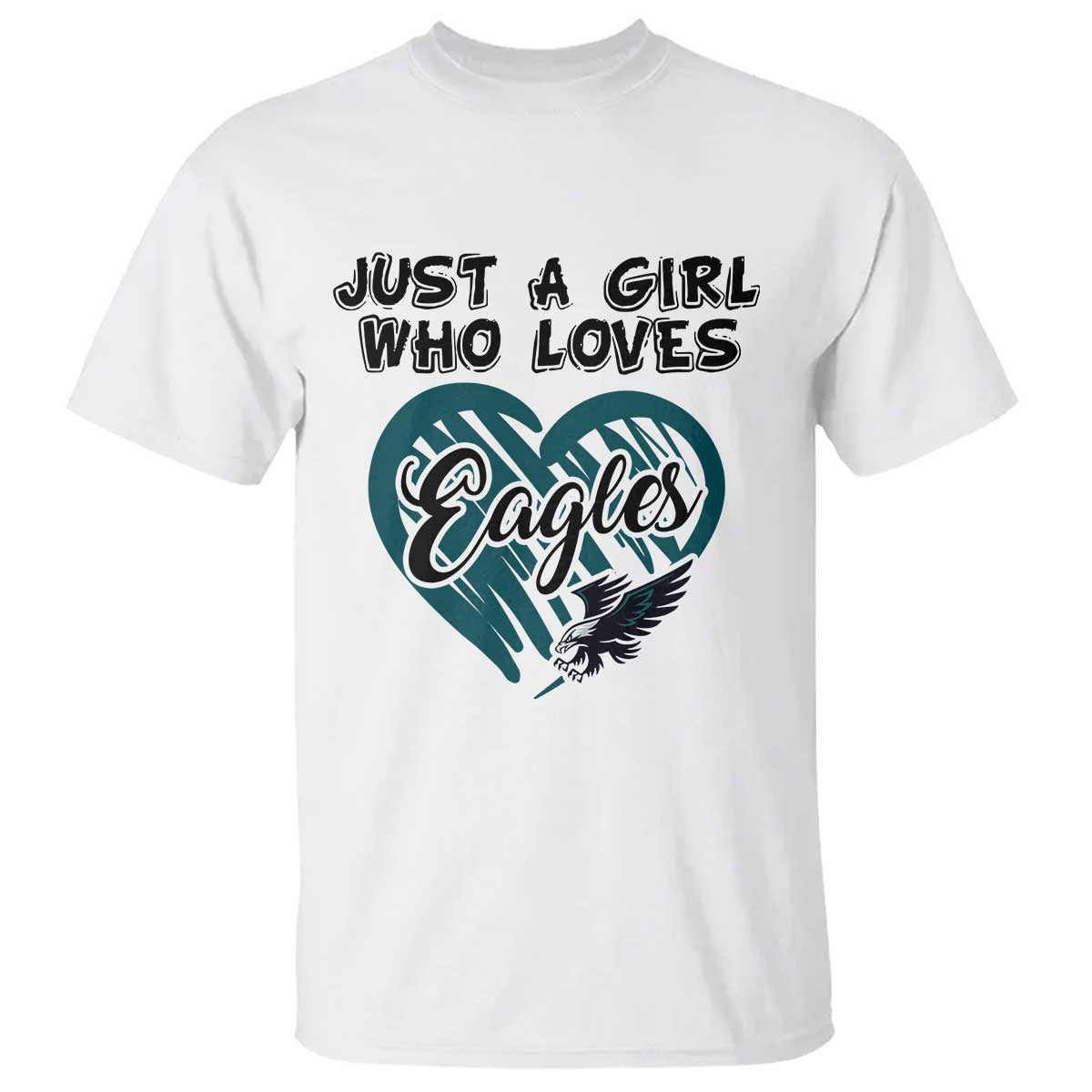 A Girl Who Loves Eagle T Shirt TS02 White Print Your Wear