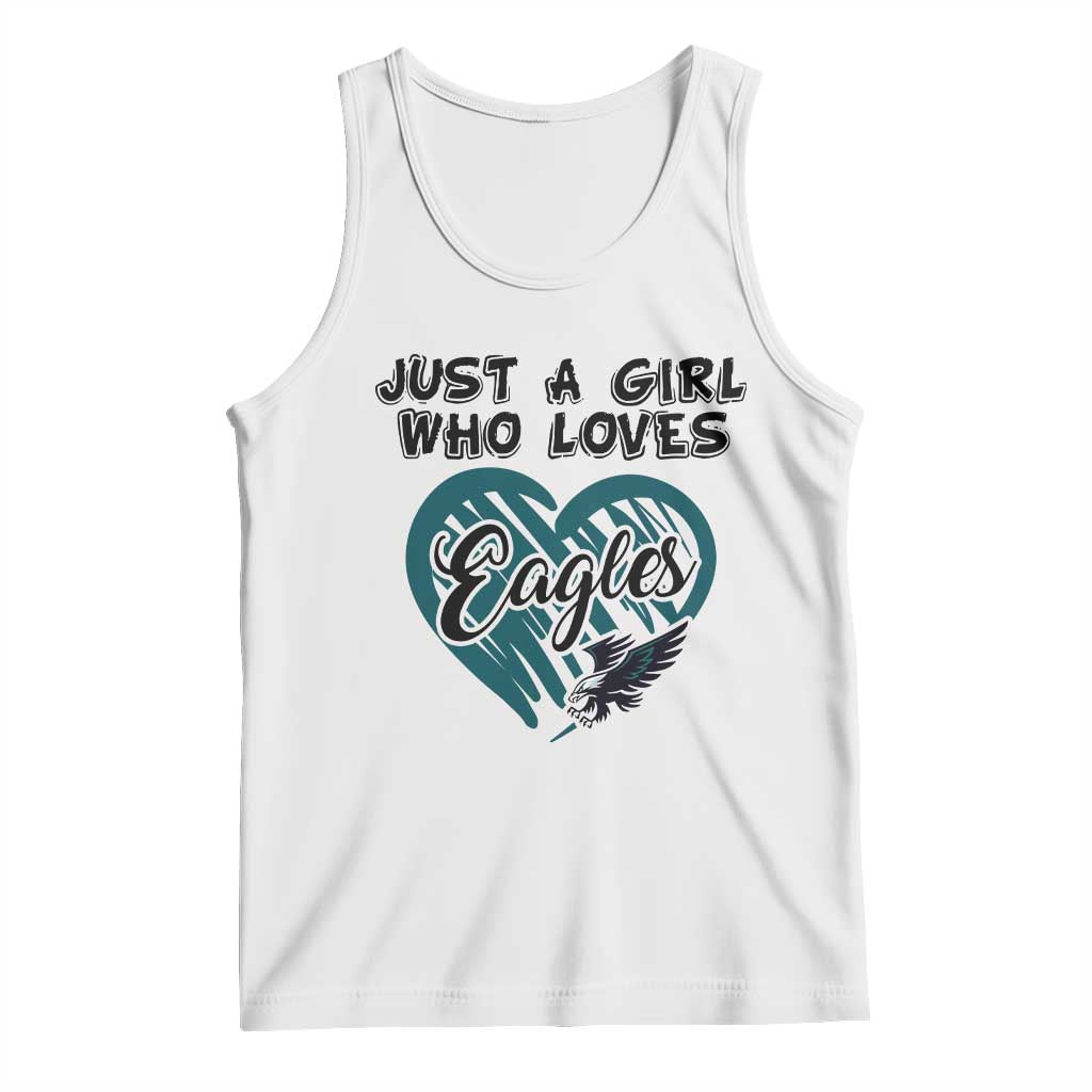 A Girl Who Loves Eagle Tank Top TS02 White Print Your Wear