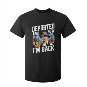 Funny Mexican Cowboy T Shirt For Kid Now I'm Back Retro Vintage Desert TS02 Black Print Your Wear