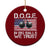 Funny D.O.G.E Patriotic 2025 Ceramic Ornament In Big Balls We Trust American Flag TS02 1pc Red Print Your Wear