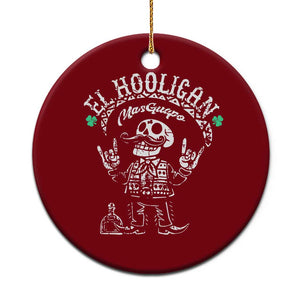 Funny Mexican Mariachi Skeleton Ceramic Ornament El Hooligan Mas Guapo Very Handsome TS02 1pc Red Print Your Wear