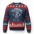 Funny Mexican Mariachi Skeleton Ugly Christmas Sweater El Hooligan Mas Guapo Very Handsome TS02 Navy Red Print Your Wear