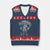Funny Mexican Mariachi Skeleton V-Neck Knit Sweater Vest El Hooligan Mas Guapo Very Handsome TS02 Navy Red Print Your Wear