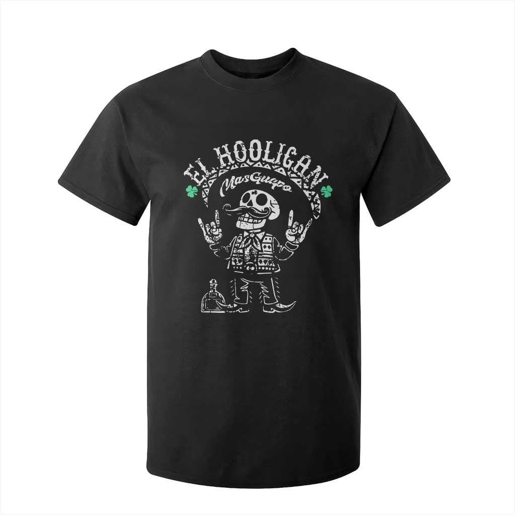 Funny Mexican Mariachi Skeleton T Shirt For Kid El Hooligan Mas Guapo Very Handsome TS02 Black Print Your Wear