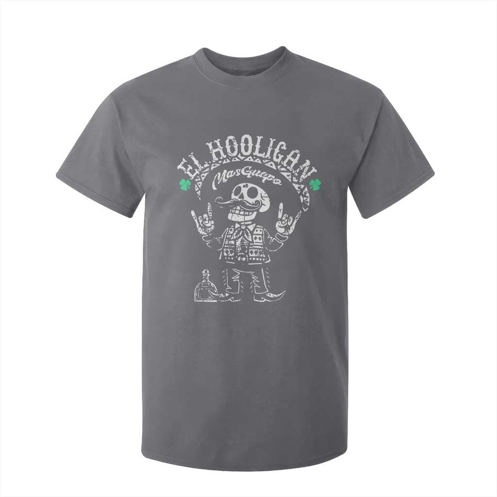 Funny Mexican Mariachi Skeleton T Shirt For Kid El Hooligan Mas Guapo Very Handsome TS02 Charcoal Print Your Wear