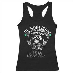 Funny Mexican Mariachi Skeleton Racerback Tank Top El Hooligan Mas Guapo Very Handsome TS02 Black Print Your Wear