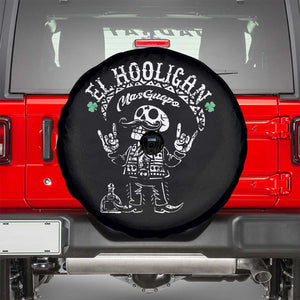 Funny Mexican Mariachi Skeleton Spare Tire Cover El Hooligan Mas Guapo Very Handsome TS02 Black Print Your Wear