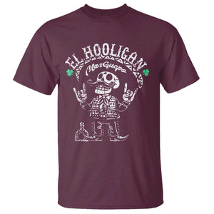 Funny Mexican Mariachi Skeleton T Shirt El Hooligan Mas Guapo Very Handsome TS02 Maroon Print Your Wear