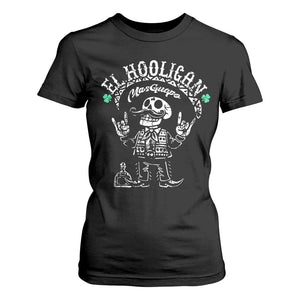 Funny Mexican Mariachi Skeleton T Shirt For Women El Hooligan Mas Guapo Very Handsome TS02 Black Print Your Wear