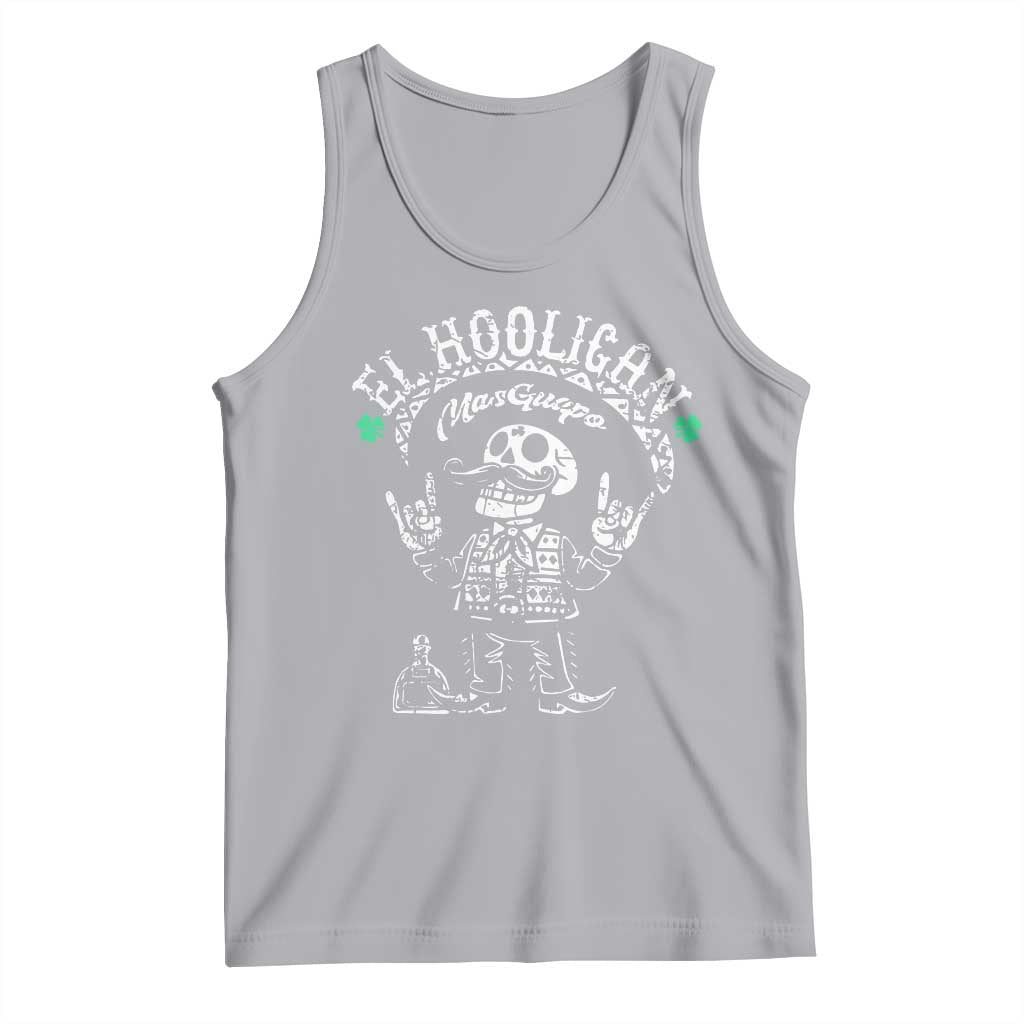 Funny Mexican Mariachi Skeleton Tank Top El Hooligan Mas Guapo Very Handsome TS02 Athletic Heather Print Your Wear