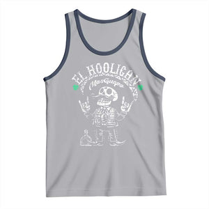 Funny Mexican Mariachi Skeleton Tank Top El Hooligan Mas Guapo Very Handsome TS02 Athletic Heather Navy Print Your Wear