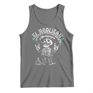 Funny Mexican Mariachi Skeleton Tank Top El Hooligan Mas Guapo Very Handsome TS02 Black Heather Print Your Wear
