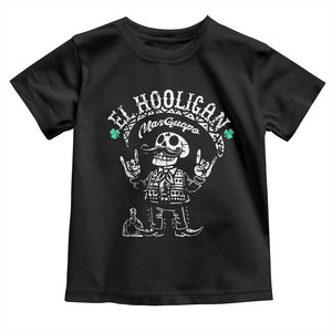 Funny Mexican Mariachi Skeleton Toddler T Shirt El Hooligan Mas Guapo Very Handsome TS02 Black Print Your Wear