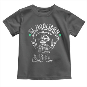 Funny Mexican Mariachi Skeleton Toddler T Shirt El Hooligan Mas Guapo Very Handsome TS02 Dark Heather Print Your Wear