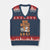 Funny Big Balls D.O.G.E V-Neck Knit Sweater Vest DOGE Shiba TS02 Navy Red Print Your Wear
