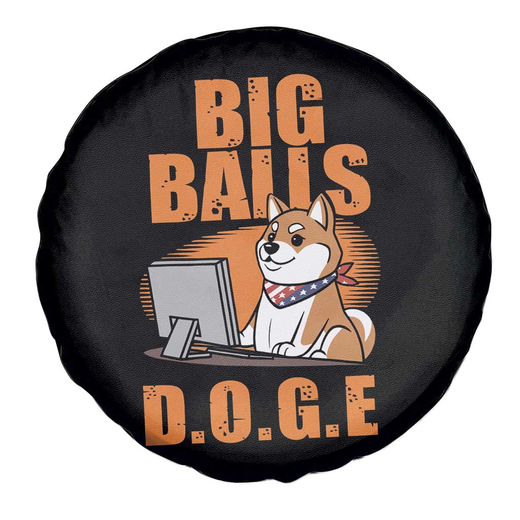 Funny Big Balls D.O.G.E Spare Tire Cover DOGE Shiba TS02 Print Your Wear