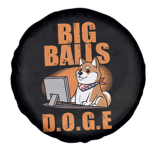 Funny Big Balls D.O.G.E Spare Tire Cover DOGE Shiba TS02 Print Your Wear