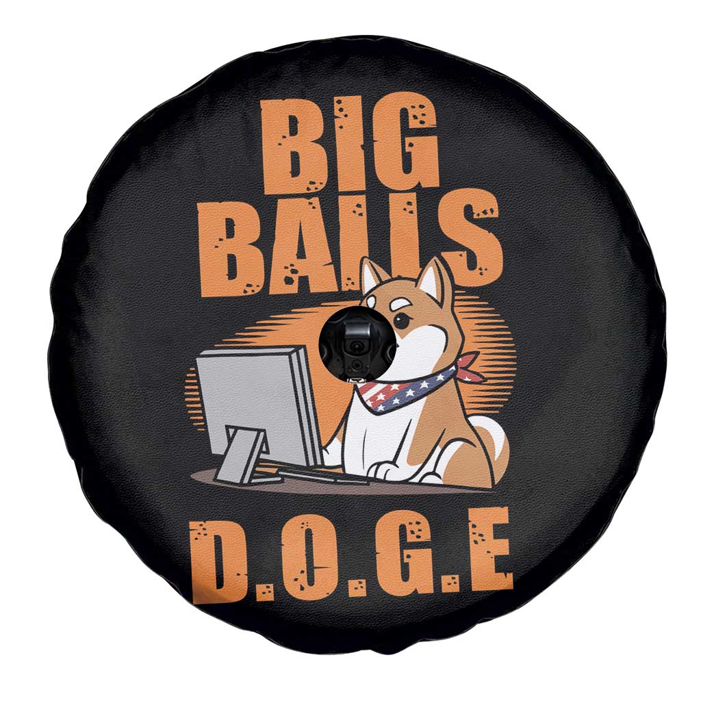 Funny Big Balls D.O.G.E Spare Tire Cover DOGE Shiba TS02 Print Your Wear