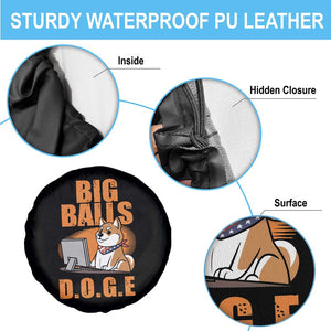 Funny Big Balls D.O.G.E Spare Tire Cover DOGE Shiba TS02 Print Your Wear