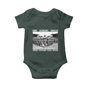 6 Triple 8 Baby Onesie Black Women's Army Corps 6888th Battalion TS02 Print Your Wear