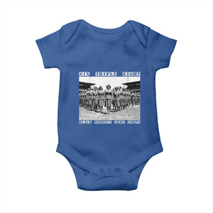 6 Triple 8 Baby Onesie Black Women's Army Corps 6888th Battalion TS02 Royal Blue Print Your Wear