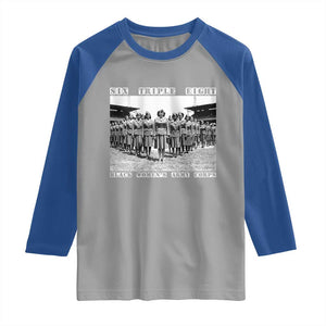 6 Triple 8 Raglan Shirt Black Women's Army Corps 6888th Battalion TS02 Sport Gray Royal Print Your Wear