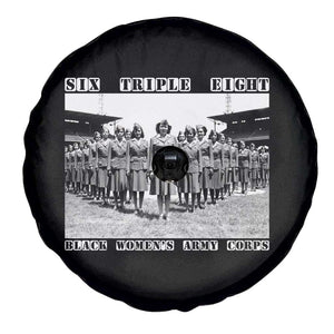 6 Triple 8 Spare Tire Cover Black Women's Army Corps 6888th Battalion TS02 Print Your Wear