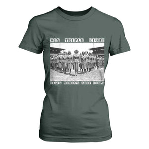 6 Triple 8 T Shirt For Women Black Women's Army Corps 6888th Battalion TS02 Dark Forest Green Print Your Wear