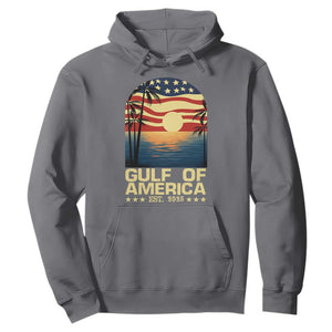Gulf Of USA Hoodie Est 2025 American Flag Retro TS02 Charcoal Print Your Wear