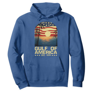 Gulf Of USA Hoodie Est 2025 American Flag Retro TS02 Royal Blue Print Your Wear